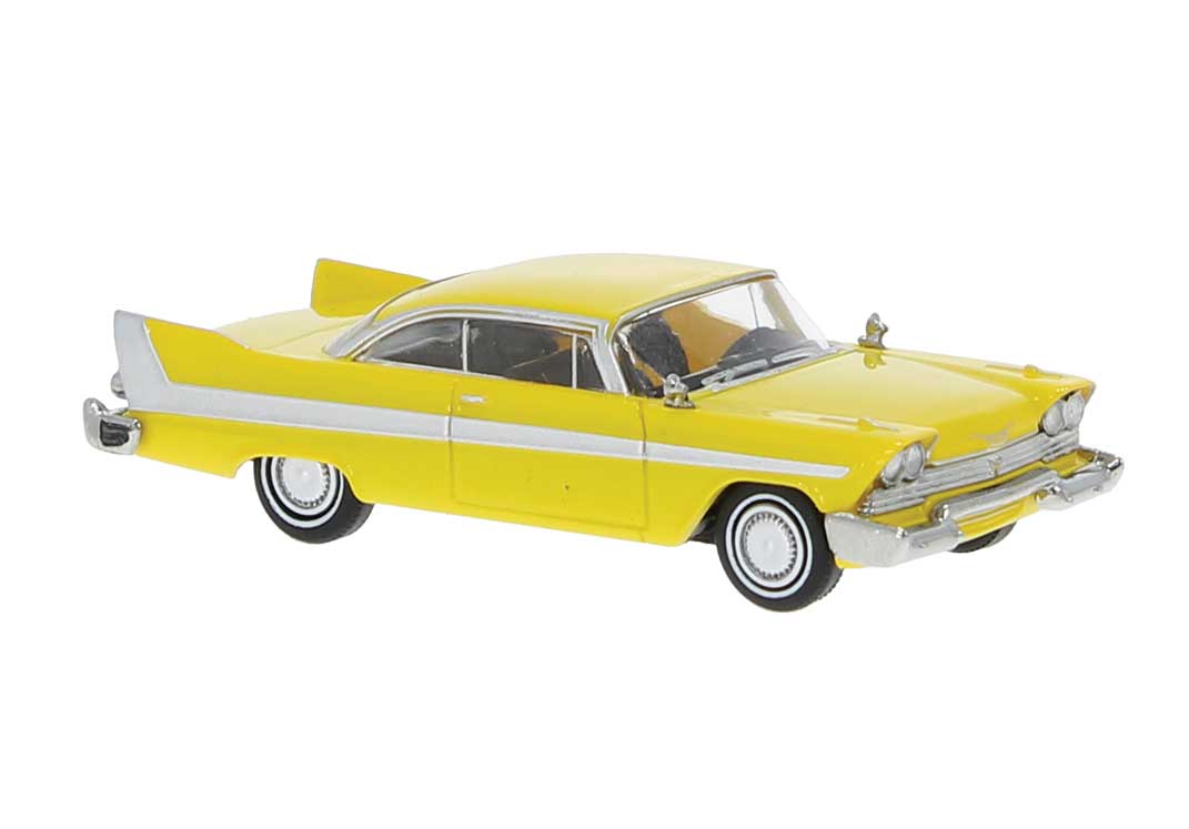 1958 Plymouth Fury - Assembled -- Yellow, White