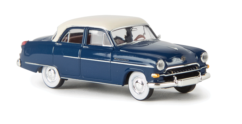1954 Opel Kapitan Sedan - Assembled -- Sapphire Blue, White