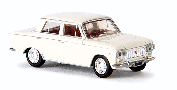 1961 Fiat 1300 Sedan - Assembled - Drummer -- White