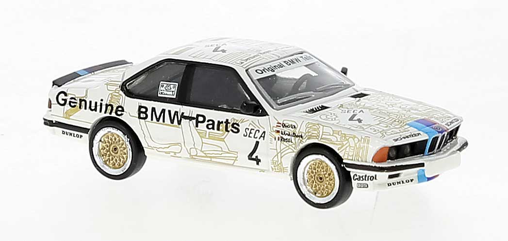 1977 BMW 635i 2-Door - Assembled -- BMW Parts #4 (white, gold, German Lettering)