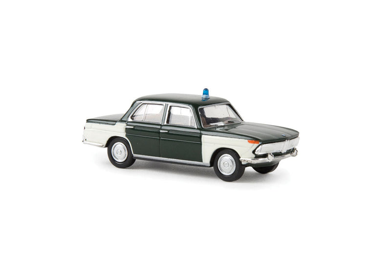1966-1972 BMW 2000 Sedan - Assembled - Starmada(TM) -- Bayern, Germany, Police (white, black, German Lettering)