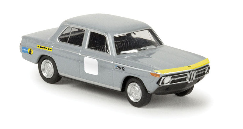 1966-1972 BMW 2000 Sedan - Assembled - Starmada(TM) -- Motorsport No Number (gray, yellow, white)