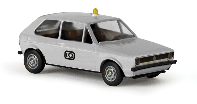 Automobile 1974-1981 Volkswagen Golf I Station Wagon - Assembled -- German Federal Railroad DB (gray, black)