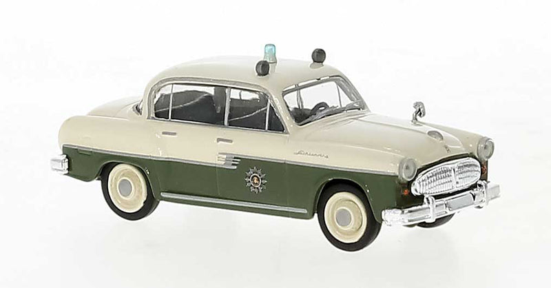 1959 Sachsenring P 240 Sedan - Assembled -- Police (cream, green, German Lettering)