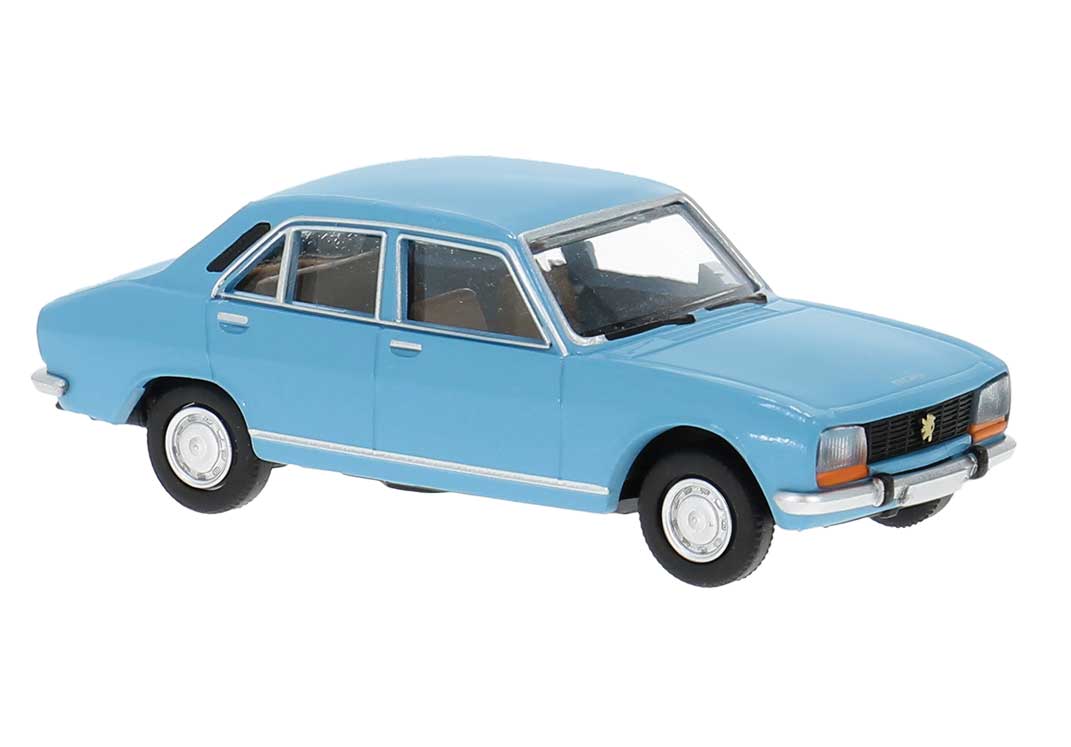 1968 Peugeot 504 Sedan - Assembled -- Light Blue