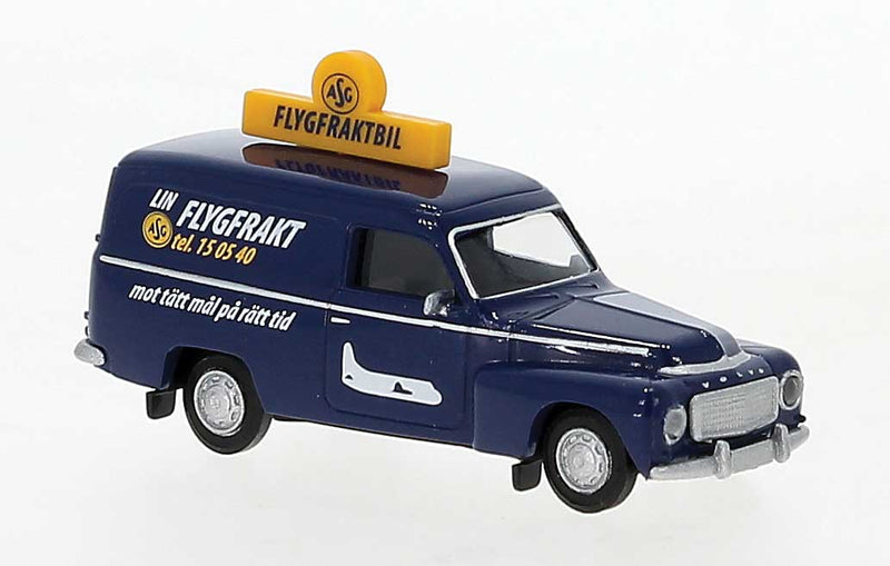 1954-69 Volvo Duett Delivery (No Side Windows) Station Wagon - Assembled -- ASG Flygfrakt (blue, white, Norsk Lettering)