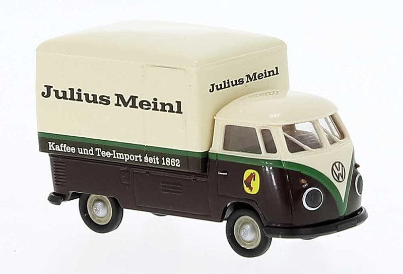1960-1963 Volkswagen Pritsche T1b Pickup w/Large Cover - Assembled -- Meinl (ivory, black, green, German Lettering)