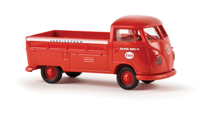 1960-1963 Volkswagen Pritsche T1b Standard-Cab Pickup Truck - Assembled -- Esso (red, white, Dutch Lettering)
