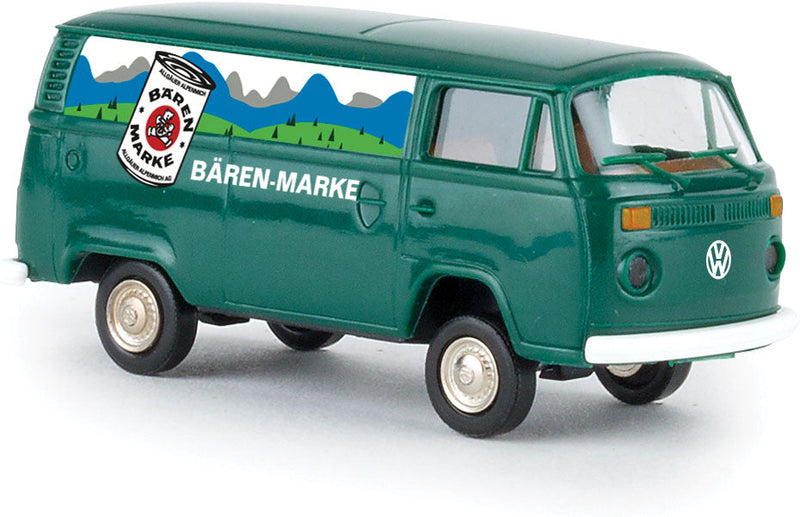 1973-1979 Volkswagen Kasten T2 Cargo Van - Assembled -- Baren-Marke (green, white, blue, German Lettering)