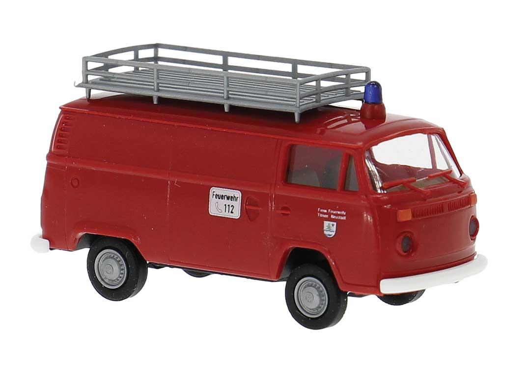 1973-1979 Volkswagen Kasten T2 Cargo Van - Assembled -- Titisee-Neustadt, Germany, Fire Department (red, white, German Lettering)
