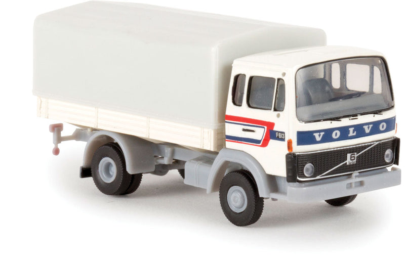 1970s Volvo F 613 Cab-Over Low-Side Delivery Truck - Assembled -- Volvo (white, blue, red, Dutch Lettering)