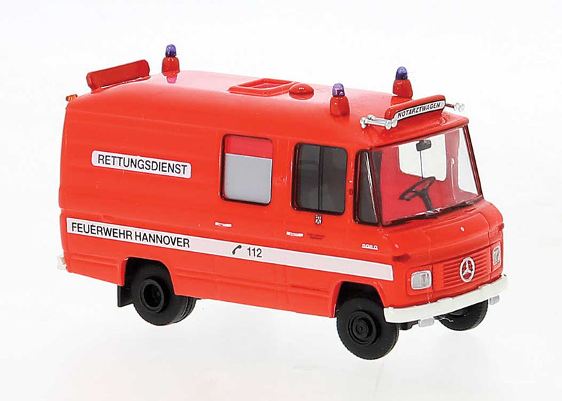 1968-1986 Mercedes-Benz L 508 RTW Ambulance - Assembled -- Hannover, Germany (red, white, German Lettering)