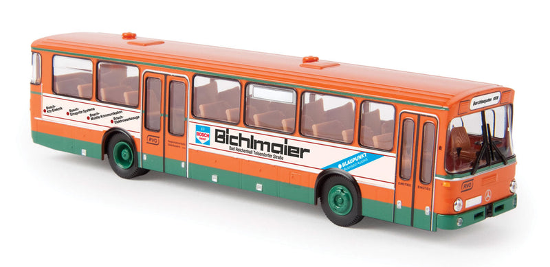 Mercedes-Benz O 307 Intercity Bus - Assembled -- RVO/Bichlmaier (orange, green, white, German Lettering)