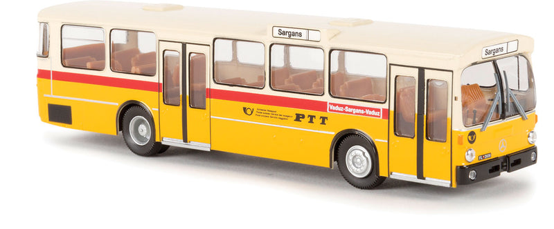 1967-1970s Mercedes-Benz O 305 City Bus - Assembled -- PTT (yellow, white, red, German Lettering)