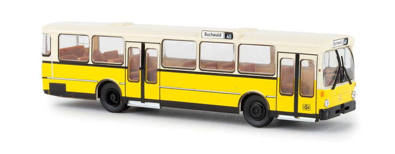 1967-1970s Mercedes-Benz O 305 City Bus - Assembled -- SSB (ivory, yellow, German Lettering)