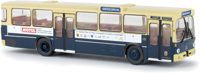 1967-1970s Mercedes-Benz O 305 City Bus - Assembled -- Museumsbus aus Luxemburg (blue, ivory, German Lettering)
