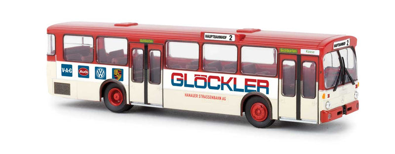 1967-1970s Mercedes-Benz O 305 City Bus - Assembled -- Hanau, Germany (blue, yellow, German Glockler Ads)