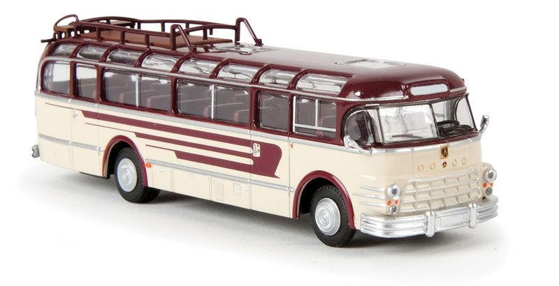 Saurer 5 GVF-U Intercity Bus - Assembled - Starline -- Ivory, Maroon