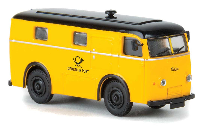 1940s-1950s OAF Wien Elektro-Paketwagen Van - Assembled -- Deutsche Reichspost (yellow, black; German Lettering)