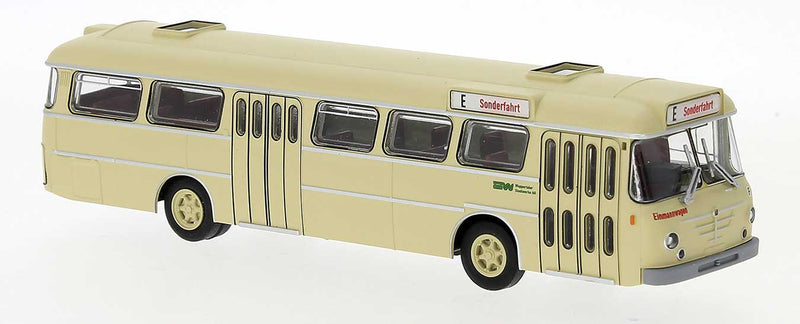 1963 Bussing Senator Bus - Assembled -- Wuppertal, Germany (beige, German Lettering)