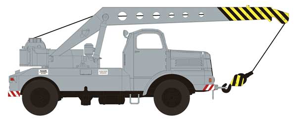 1965 ADK 6.3 Mobile Crane Truck - Assembled -- Light Gray
