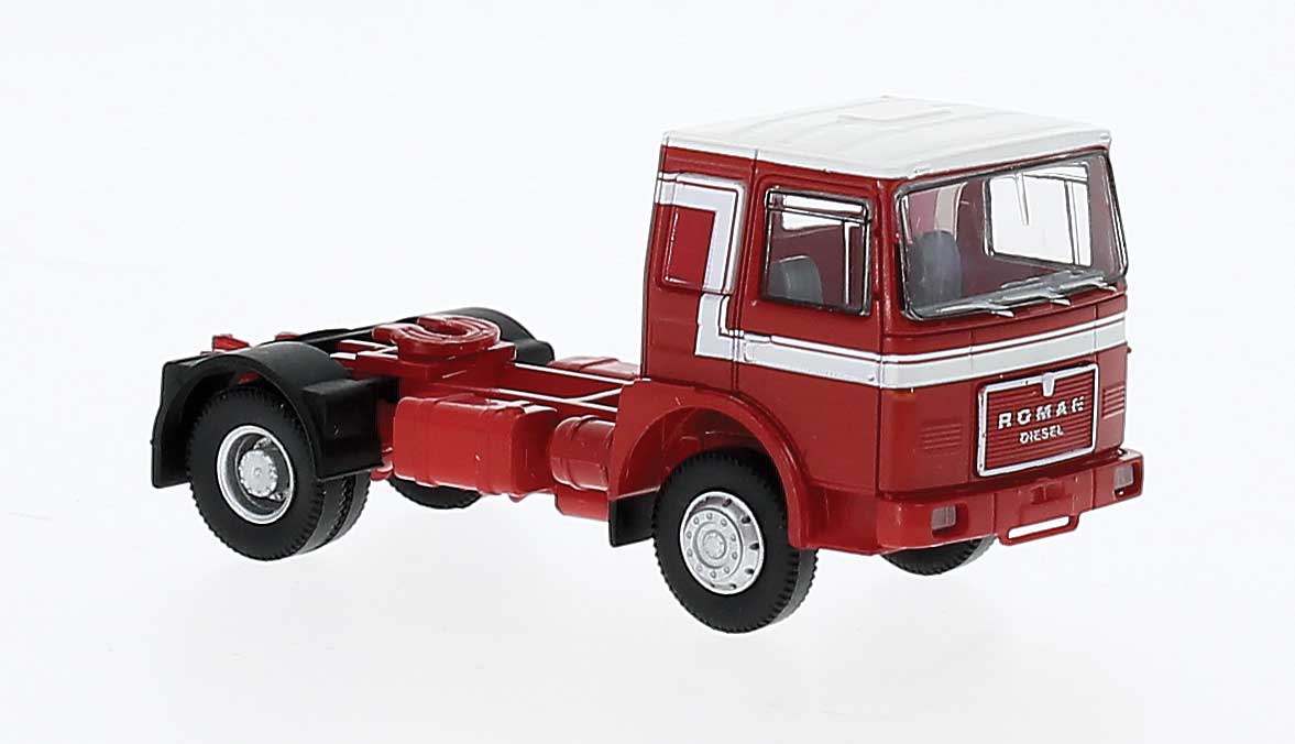 Roman Diesel Tractor Only - Assembled -- Red, White