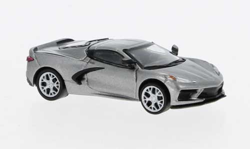 2020 Chevrolet Corvette (C8) Stingray - Assembled -- Metallic Silver, Black