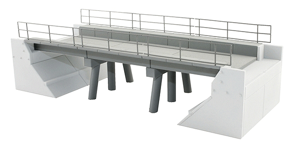 Concrete Segmental Bridge Set #B, Plastic Kit