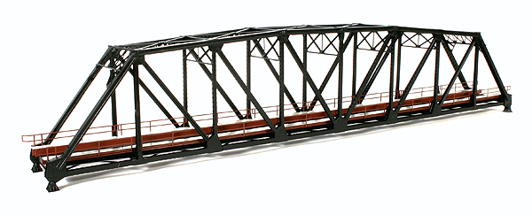 Assembled Brass 200' Truss Bridge -- Black