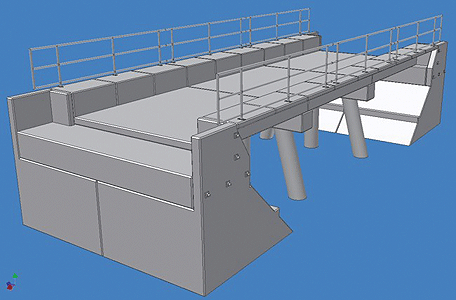 Concrete Segmental Bridge Set #A, Plastic Kit