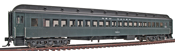 Single Window Coach - Assembled -- New Haven #2 (green)