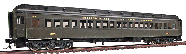 Single Window Coach - Assembled -- Missouri Pacific #3 (green)