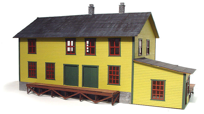 Laser Art Structure Kits - Trackside Structures -- Creamery