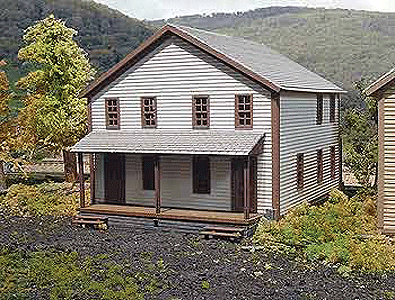 Laser Art Structure Kits -- Company House #6; 3-1/2 x 6 x 4"