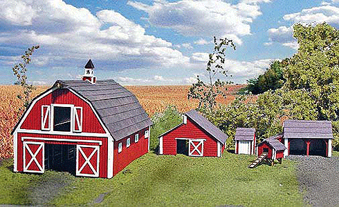Barn & Outbuildings - Laser Art -- Kit