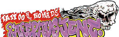 Modern "Tagger" Graffiti Decals -- Set #40 Tattoo Nomads