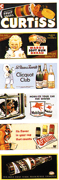 Billboard Signs -- 1940s Goods #2