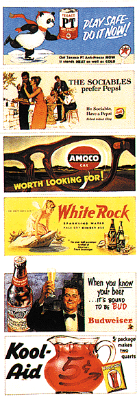 Billboard Signs -- 1950s Goods #1