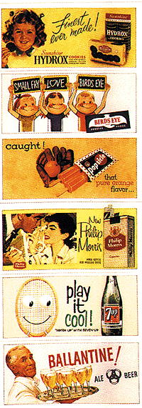 Billboard Signs -- 1950s Goods #2