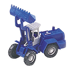 Construction Equipment - Skip Loader -- Gray, Blue