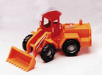 Construction Equipment - Skip Loader -- Orange, Red