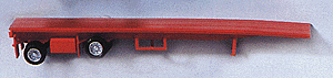 Trailer Only - Spread Axle Flatbed -- Red