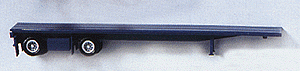 Trailer Only - Spread Axle Flatbed -- Blue