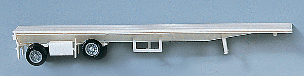 Trailer Only - Spread Axle Flatbed -- Silver