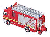 Euro Collection - Emergency - Fire Dept. Vehicles -- Mercedes Benz Actros Fire Engine w/Roll-Up Doors Fire Brigade (red)