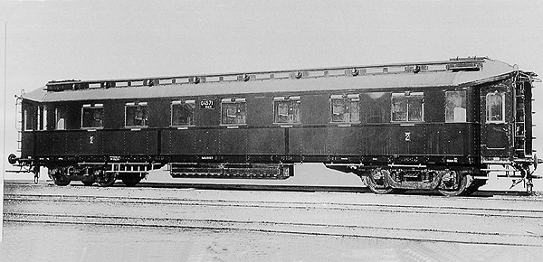 D-Train Car Iron Construction Type B4u Pr 20a -- DRG Era II