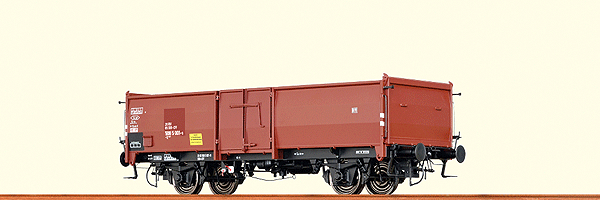 SBB Type E 037 Steel Gondola - Ready to Run -- Swiss Federal Railway SBB #20 85 508 5 001-9 (Era III, Boxcar Red)