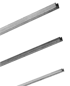 H-sect brass 2.5x1.5x50mm