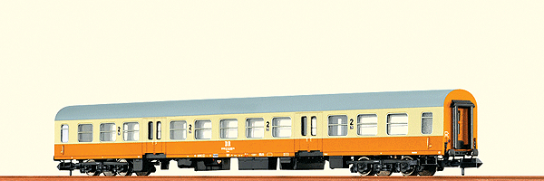 Type Bmh City Express Coach - Ready to Run -- German State Railway DR #50 50 21-11 000-9 (Era IV, orange, ivory, gray)