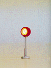 Lighted Station Clock -- 1/4" Approximate Diameter, 7/8" Height